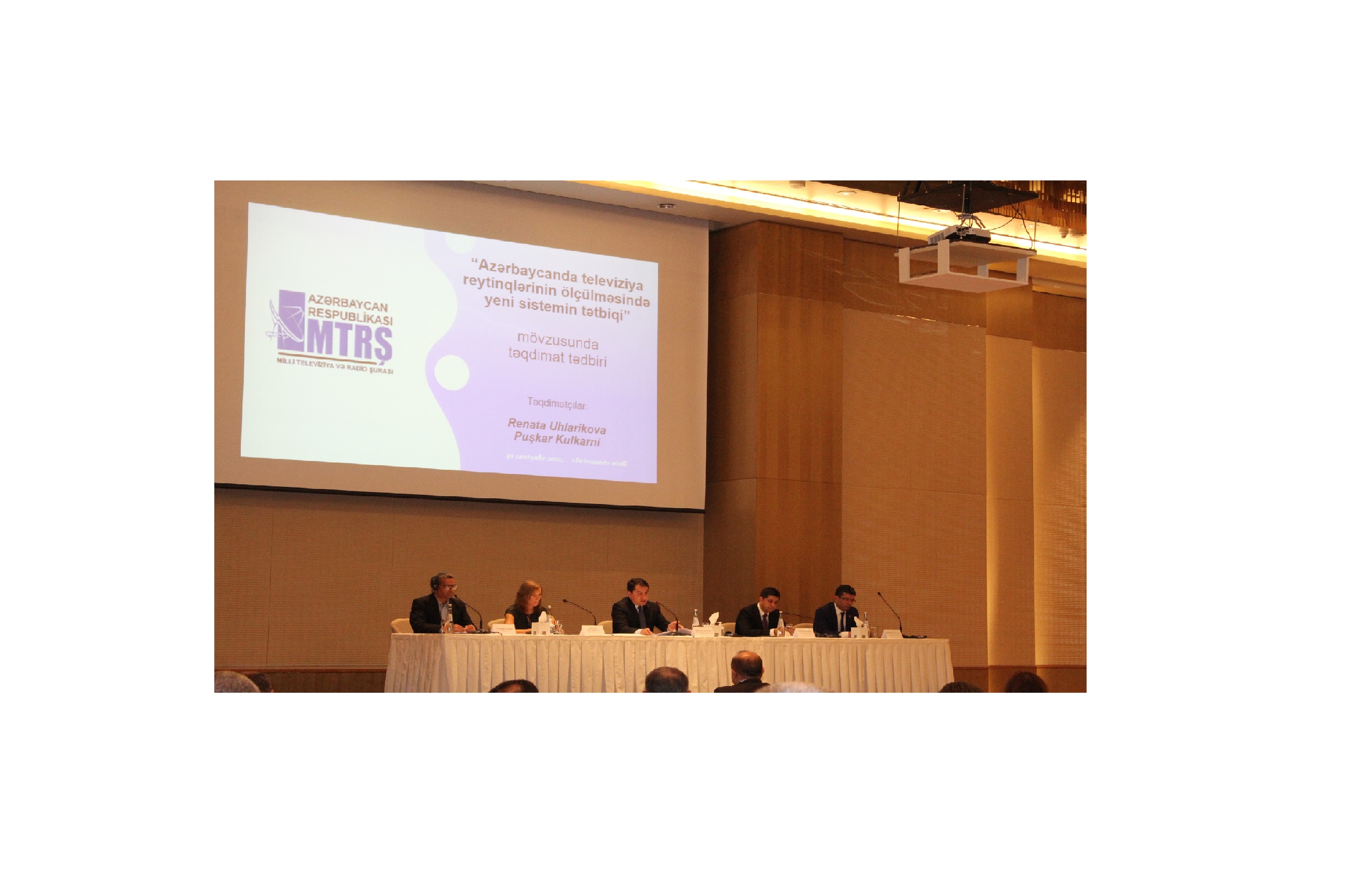 Presentation on the topic "Application of new Television Audience Measuring (TAM) system in Azerbaijan” was held