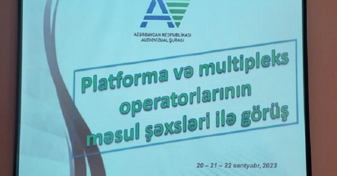 В Аудиовизуальном Совете Азербайджанской Республики прошли встречи с руководителями операторов мультиплексов и платформ