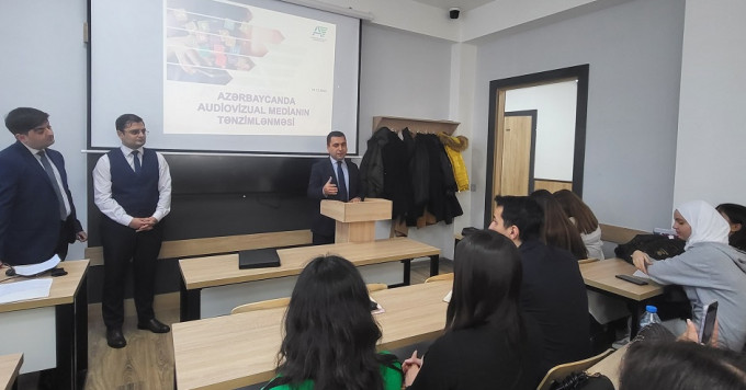 The representatives of the Audiovisual Council held a seminar for the students of the Journalism Faculty of BSU