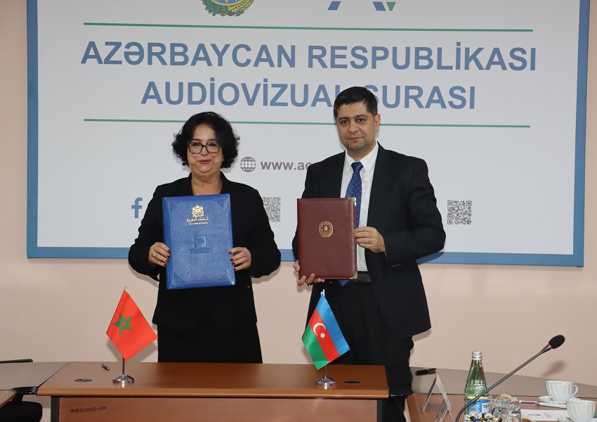 Azərbaycan Respublikası Audiovizual Şurası ilə Mərakeş Krallığının Audiovizual Kommunikasiyalar üzrə Ali Qurumu arasında Əməkdaşlıq Memorandumu imzalanmışdır
