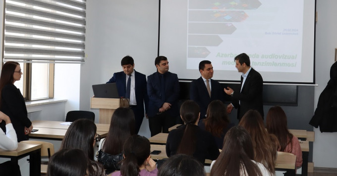 The next seminar was organized by the Audiovisual Council for the students of the Faculty of Journalism of BSU