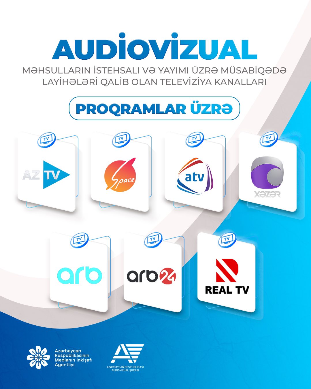 Audiovizual məhsulların istehsalı və yayımı üzrə müsabiqənin nəticələri açıqlanıb