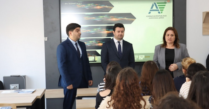 The Audiovisual Council organized next seminar for students of Baku State University