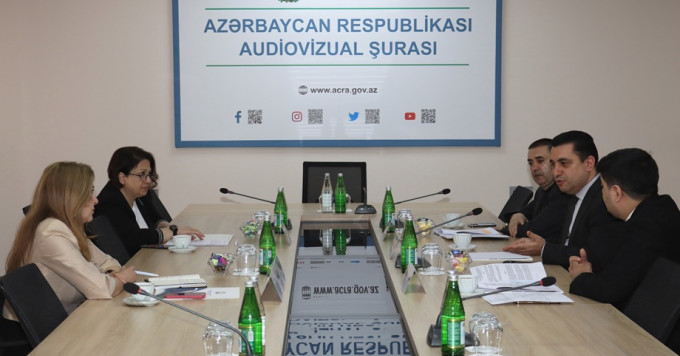 Audiovizual Şurada dövlət büdcəsindən maliyyələşən ümumölkə yerüstü  televiziya yayımçılarının nümayəndələri ilə görüş keçirilmişdir.