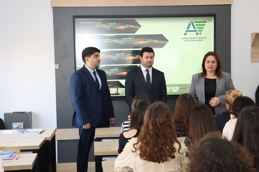 Audiovizual Şura BDU-nun tələbələri üçün növbəti seminar təşkil etmişdir