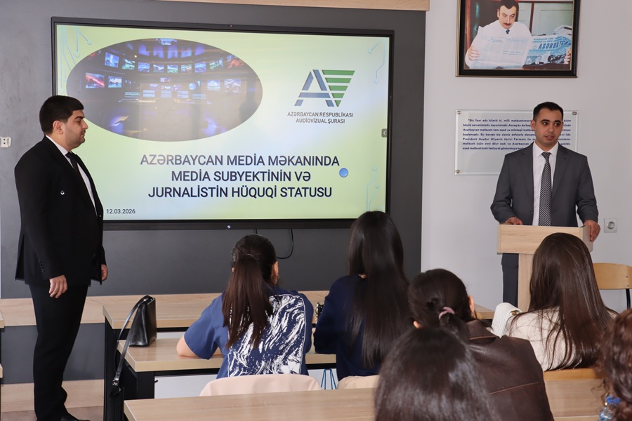 Audiovizual Şura BDU-nun Jurnalistika fakültəsinin tələbələri üçün seminar keçirmişdir