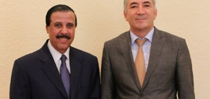 Состоялась встреча Председателя НСТР с чрезвычайным и полномочным послом Государства Катар в Азербайджане.