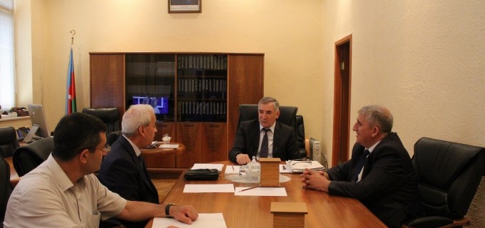 Председатель НСТР Нушираван Магеррамов встретился с представителями делегации Организации Освобождение Карабаха