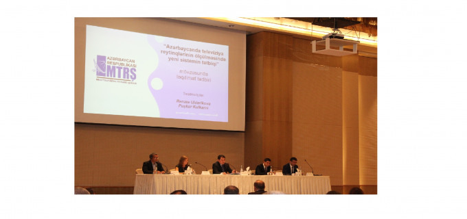 Presentation on the topic "Application of new Television Audience Measuring (TAM) system in Azerbaijan” was held