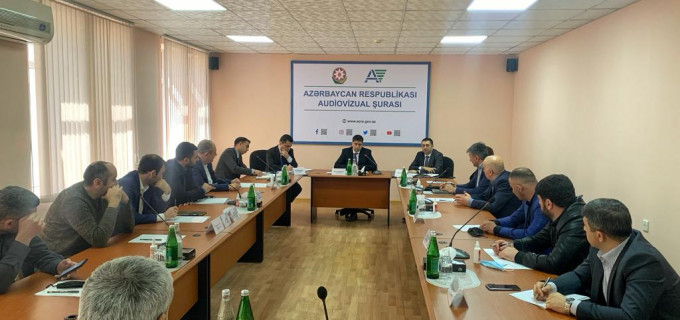 The Audiovisual Council of the Republic of Azerbaijan held a meeting with the heads of a number of broadcasting operators.