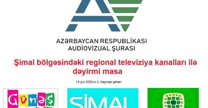 The Audiovisual Council of the Republic of Azerbaijan has organized a roundtable with regional terrestrial television broadcasters operating in the northern region.