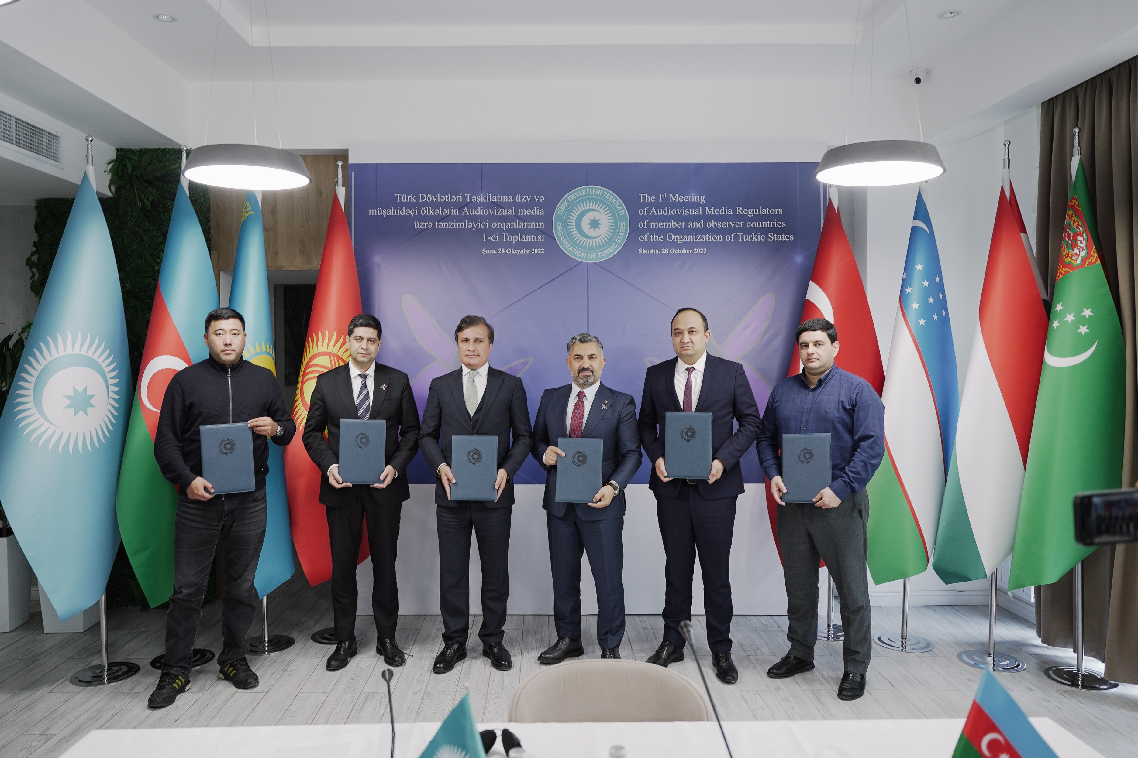 TDT-na üzv və müşahidəçi ölkələrin  Audiovizual Media üzrə Tənzimləyici Orqanlarının 1-ci Toplantısının iştirakçıları Şuşaya səfər etmişlər.