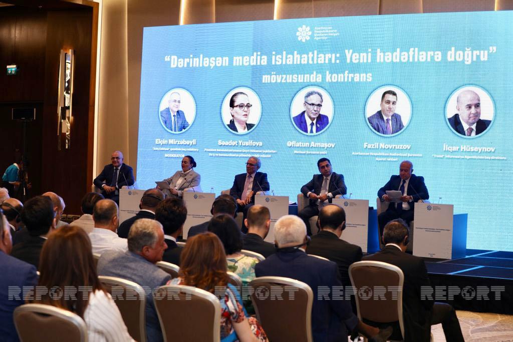 "Dərinləşən media islahatları: Yeni hədəflərə doğru" mövzusunda konfrans keçirilmişdir.