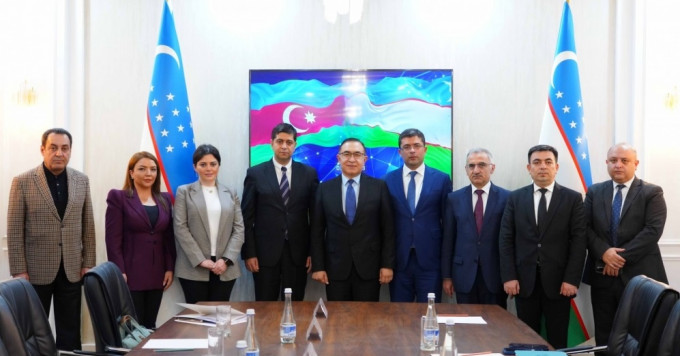 Азербайджанская делегация 3-4 апреля посетила Узбекистан